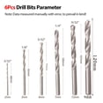 thumbnail image 1 of 26-Piece Bolt Extractor Set Spiral Screw Extractor Set and Drill Bits Extraction Socket Set for Removing Damaged Rusted Rounded Bolts Nuts and Screws, 1 of 6