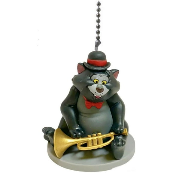 Scat 3' PVC Fan Lamp Light Pull Chain Figure Figurine The Aristocats New
