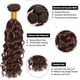 thumbnail image 3 of Hello humano #4, color marrón chocolate, ondulado, 70-75 cm, 200 g, 3 of 9