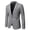 Gray, variant on Clearance Mens Casual Suit Blazer Jackets Lightweight Sports Coats One Button Herringbone Tweed Blazer British Wool Blend Coat Jacket