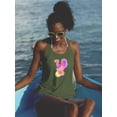 thumbnail image 2 of Mom Child Watercolor Art Racerback Tank Women -Image by Shutterstock, Female Medium, 2 of 4