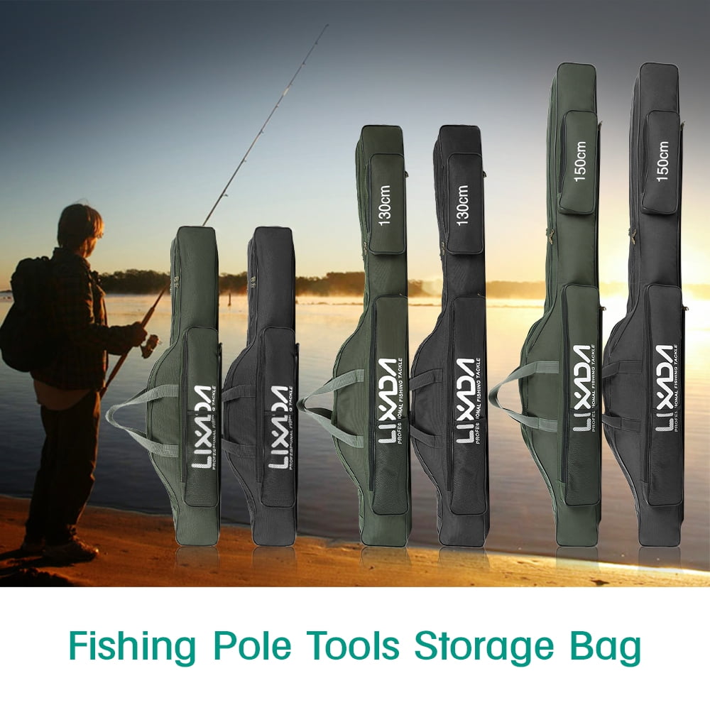 Details about   Outdoor Fishing Rod Storage Bag Folding Pole Carrier Case Portable Fishing Bags 