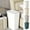 yellow,green,white,gray, variant on Dvkptbk Lager Bathroom Trash Can Lid - 15L/3.9 Gallon Slim Garbage Bin, Dog Proof Trashcan, Plastic Wastebasket for Kitchen/Bedroom/Office/Dorm, Fits Under Sink/Desk/Cabinet (Black&White&Geeys)