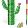 Cactus Piñata Bundle with a Blindfold and Bat ― The Real Large Size Piñata That Holds Up to 10 lbs of Candy for Birthday Parties