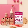 thumbnail image 3 of Girl Cave Sign Room Rules Sign For Teen Girls No Trespassing Girls Only Sign Pink Room Decor No Boys Allowed Sign For Girls Bedroom Metal Tin Signs For Door Preppy Poster Wall Decor 8x12 Inch, 3 of 13