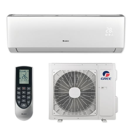 Gree 9,000 BTU 25 SEER VIREO GEN3 Wall Mount Ductless Mini Split Air Conditioner Heat Pump 208/230V - Built-in Wi-Fi