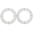 thumbnail image 1 of 2 Pcs Couronne Forme Ronde Support de Fond Anneau de Couronne Cercle pour Décoration, 1 of 8