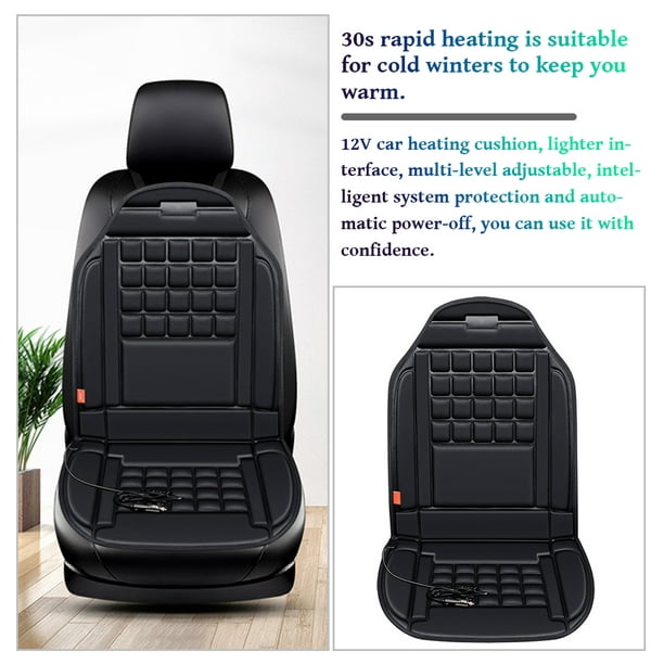 3pcs Car Seat Heater Cushion Warmer Cover Winter Heated Warm High Low  Temperature 12V heated Seat Cover