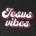 thumbnail image 6 of Wild Bobby Jesus Vibes Inspirational/Christian Women Tri-Blend Racerback Tank Top, Vintage Black, Small, 6 of 6