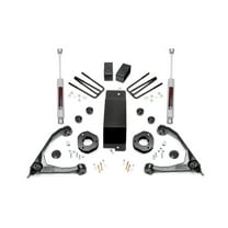 Rough Country 3.5" Lift Kit fits 2007-2018 Chevy Silverado GMC Sierra 1500 4WD | N3 Shocks | Forged Control Arms |19431A
