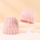 thumbnail image 3 of Txlixc Beanies Match, Sombrero de ganchillo de punto sólido de invierno, adecuado para la familia, el bebé, la madre, el padre Txlixc  moda, 3 of 9