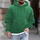 thumbnail image 1 of Sudadera con capucha para hombre, moda, color liso, sudadera con capucha, manga larga, informal, con cordones, de punto, abrigo, blusa de poliéster para hombre, 1 of 8