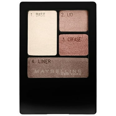 Maybelline, Expert Wear Eyeshadow Quad, Natural Smokes - 1 ct (Pack of 8)