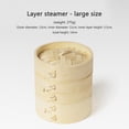 thumbnail image 3 of Vaporera de madera de bambú Wdftyju Kitchen Steamer L, 3 of 6