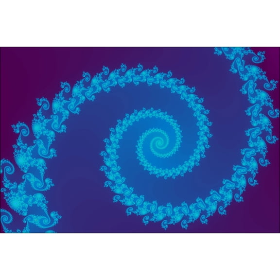 24"x36" Gallery Poster, Galaxy Of Galaxies fractal image