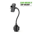 thumbnail image 7 of Heavy Duty Cup Holder Phone Mount with Flexible Gooseneck and 360 Degree Rotation - Black, 7 of 7