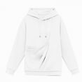 thumbnail image 6 of mgoYE Pet Pouch Hoodies for Women，Oversized Sweatshirt With Pocket Front Carry Pouch for Small And Cats,Puppy Kitten Dogs Holder(White,2XL), 6 of 6