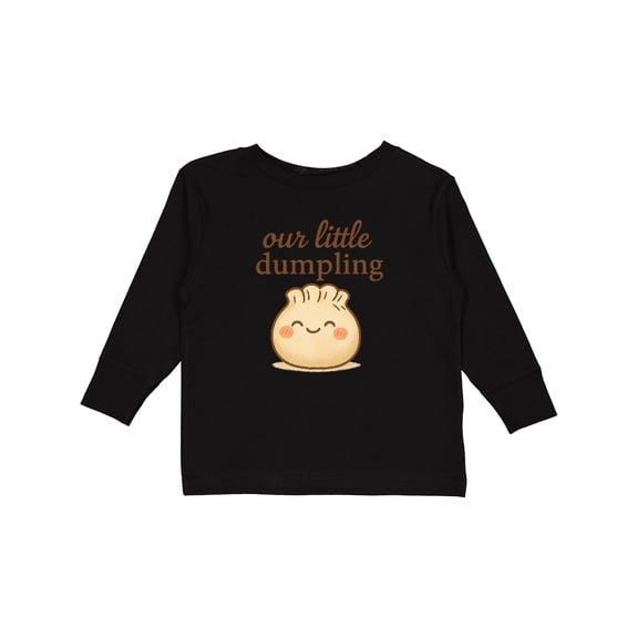 Inktastic Cute Kawaii Dumpling Baby Boys or Girls Long Sleeve Toddler T-Shirt