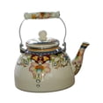 thumbnail image 3 of Lipstore Enamel Tea Kettle Comfortable Grip Water Pitche for Kitchen for Friend Decor B, 3 of 8
