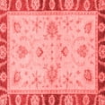 thumbnail image 1 of Ahgly Company Indoor Square Oriental Red Traditional Area Rugs, 5' Square, 1 of 4