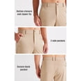 thumbnail image 4 of MASKERT Men's Casual Pants Joggers – Lightweight,3 Pockets,Slim Fit,Soft & Stretchy Tapered Business Dress Trousers, 4 of 7