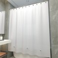 thumbnail image 2 of Fancy Bath Outlet 2-Piece Fabric Shower Curtain Liner in White, 2 of 3