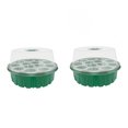 thumbnail image 5 of MLINS  2 Pcs Planting Container Gardening Sprouting Case Flat Cultivator Hole Green, 5 of 8
