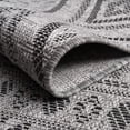 thumbnail image 3 of Paco Home Modern Oudoor Rug with Boho Pattern in Anthracite - 3'11" x 5'3" (4'x5'), 3 of 5