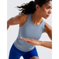 thumbnail image 4 of Musculosa CRZ YOGA Racerback Sin Costuras Azul Oasis M, 4 of 5