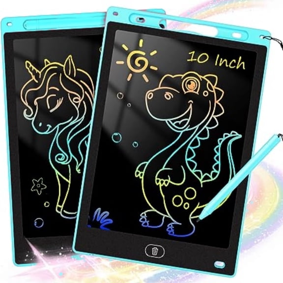 2 Pack LCD Writing Tablet for Kids 10 inch,Doodle Board, Preschool Toys for 3  Kids