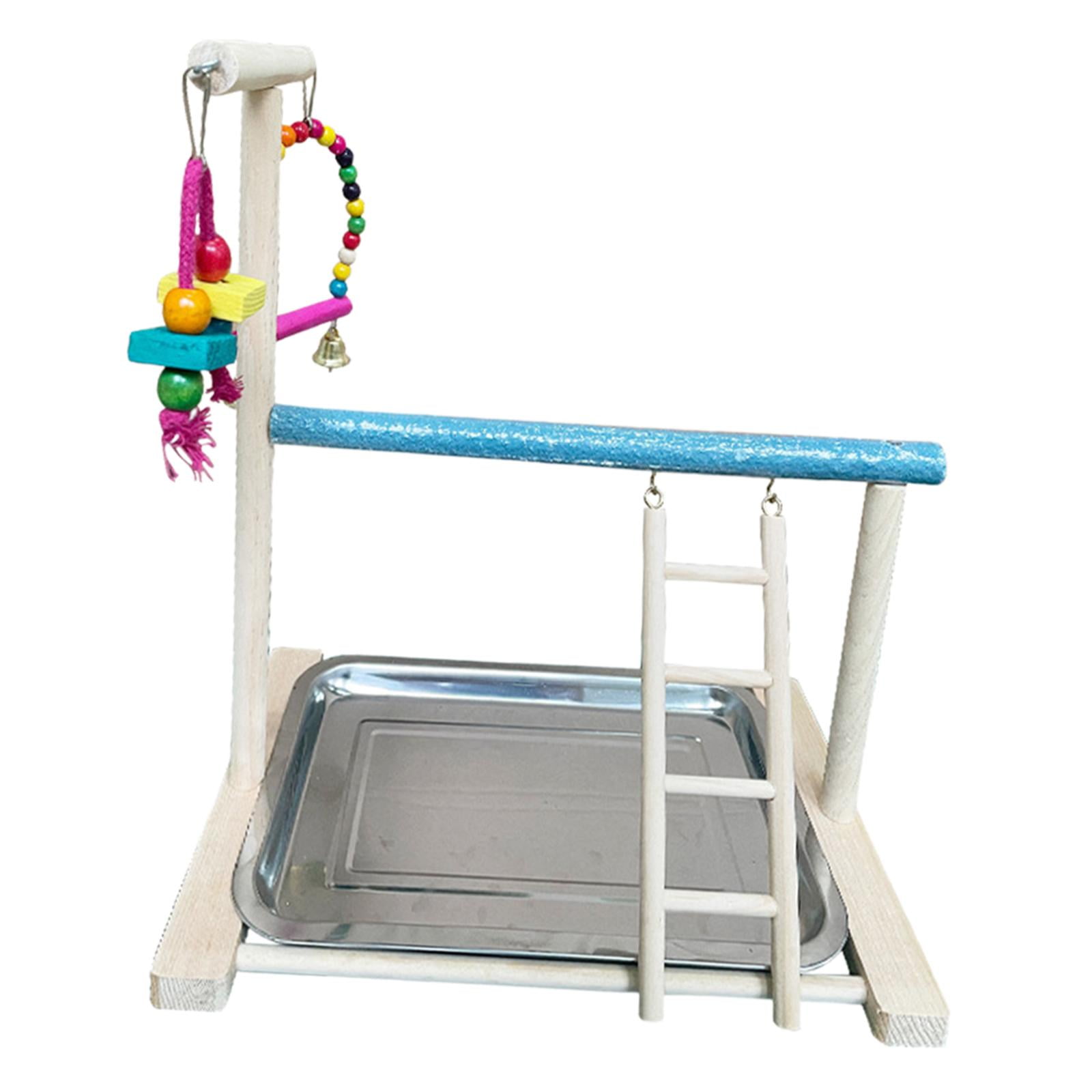Gazechimp Parrot Playground Cage Accessory Birds Hanging Toys for Cockatiels Lovebirds