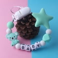 thumbnail image 4 of Cheers.US Koala Star Beads Pacifier Clip Boy and BPA Free Silicone Baby Teether, 4 of 6
