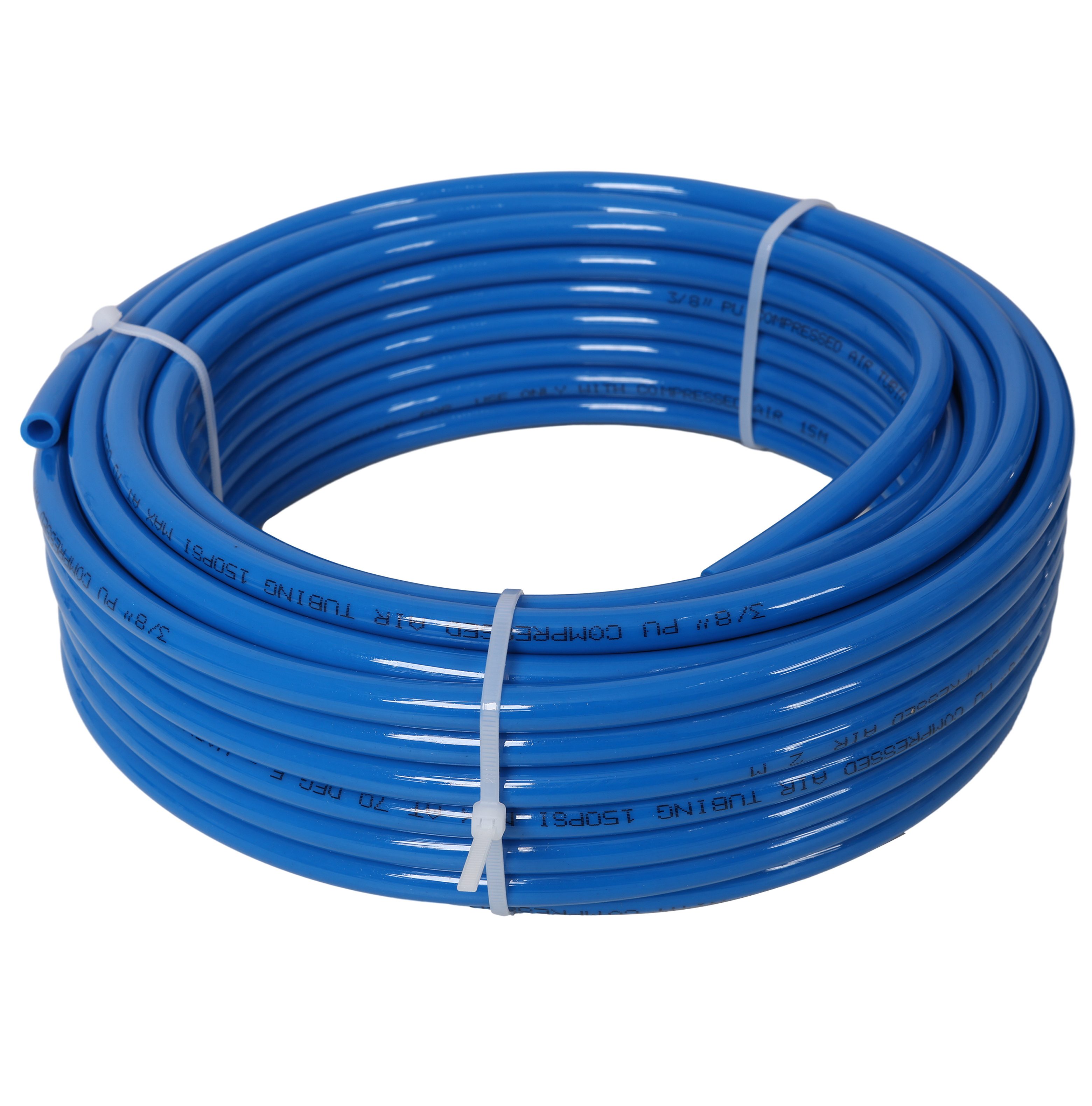 Air Compressor Accessories Kit 3/8 Inch Tubing - 60ft PU Air Hose, Fittings & Cutter