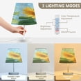thumbnail image 3 of Table Lamps 3 Color 10 Way Dimmable LED Nightstand Lamp for Bedroom, Living Room, Home Office Sunflower Oil Painting Medium, 3 of 7