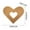 Brown, variant on Leather Heart Bookmarks,Corner Page Book Book Marks,Cute Bookmarks Accessories,Page Markers,Gifts for Women,Kids,Teachers,Students,Book Reading Lovers,Office,Home Supplies