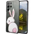 thumbnail image 1 of Compatible with Samsung Galaxy S23 Ultra Phone Case, Cute-Rabbit Case Men Women, Flexible Silicone Shockproof Case for Samsung Galaxy S23 Ultra, 1 of 1