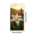 thumbnail image 3 of Stained Glass Style Easter Banner with He is Risen Message Background Decoration for Church Celebrations Easter Parties and Religious Gatherings, 3 of 4