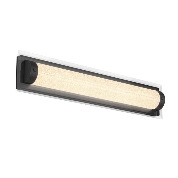Artika Glamour Modern LED Bathroom Vanity Light Fixture, Black