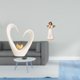 thumbnail image 2 of Figura de escritorio, figura de ángel de resina, figura de oración, escultura coleccionable, escultura de corazón, escritorio, oficina, decoración del, 2 of 8