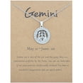 thumbnail image 1 of Fiudx Collar In Zodiaco, Colgante En Constelación, Regalo de Cumpleaños para Mujeres, Regalo de Vacaciones para Niñas, Joyería de Uso Diario, Regalo para Familiares y Amigos, Chapado En Aleación de 2, 1 of 1