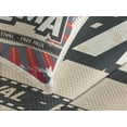 thumbnail image 4 of Ambesonne Retro Quilted Bedspread Set 3 Pcs, Vintage Cinema Movie Star, King Size, Brown Ecru Grey, 4 of 5