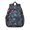 Mushroom and Glow, variant on Mushroom and Moon Black Pattern Backpack for School, Cute School Bag with Adjustable Shoulder Straps and Padded Back, 15"x11.42"x5.5"