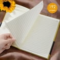 thumbnail image 2 of ipoul Sunflower Gifts for Women, Yellow Notebook, Softcover, College Ruled, A5, 6"x8", PU Leather, Writing Journal, 2 of 6