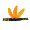 thumbnail image 4 of Unique Bargains 1 Pc Headband Feather Elastic Band Hairband for Women Orange, 4 of 5