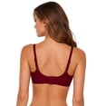 thumbnail image 3 of Pink Women Bras 6 Pack of No Side Effects Wire Free Bra B Cup C Cup  Size 34C (F6316), 3 of 5