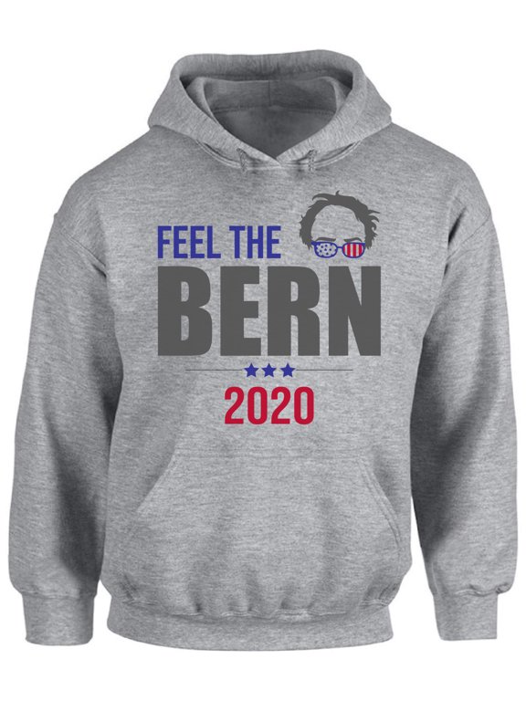 Feel the Bern Hoodie Bernie Hooded Sweatshirt US Elections