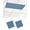 Blue, White, Azure, variant on 2 Pack Fluorescent Light Cover for Ceiling Lights, Boho Sea Blue Magnetic Classroom Light Filters 4x2 Feet, Minimalist Farmhouse Striped Decorative Ceiling Shade Panel for Office