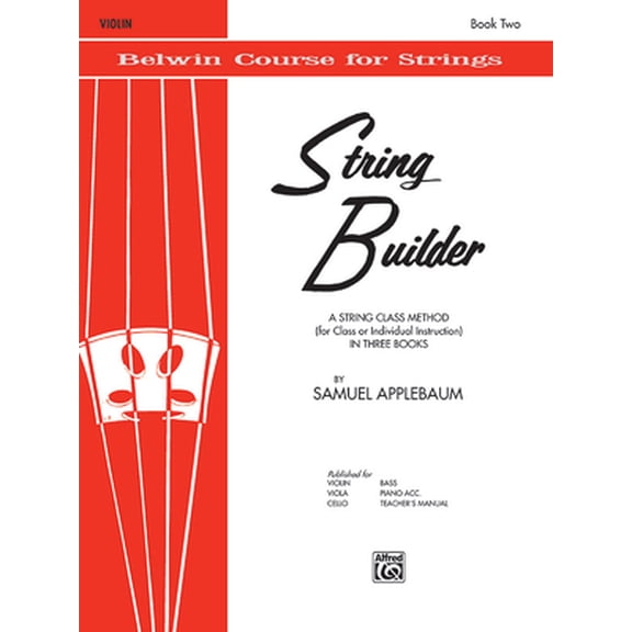 Pre-Owned String Builder, Bk 2: A String Class Method (for Class or Individual Instruction) - Violin (Paperback 9780769217741) by Samuel Applebaum