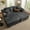 Gray, variant on XIZZI No Assembly Sectional Sofa, Compact Shipped Furniture with High Density Foam and Comfortable Seating, Stardard Plush Couch, Black