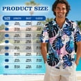 thumbnail image 6 of Uorisanigo Monstera Matching Outfits for Couples Men's Short Sleeve Shirt Fashion Summer Vacation Tops and Women's Tank Dress Casual Round Neck A-Line Hawaiian Beach Sundress, 6 of 8